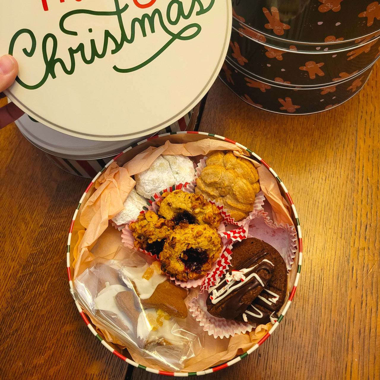 Holiday Cookie Tin - Medium