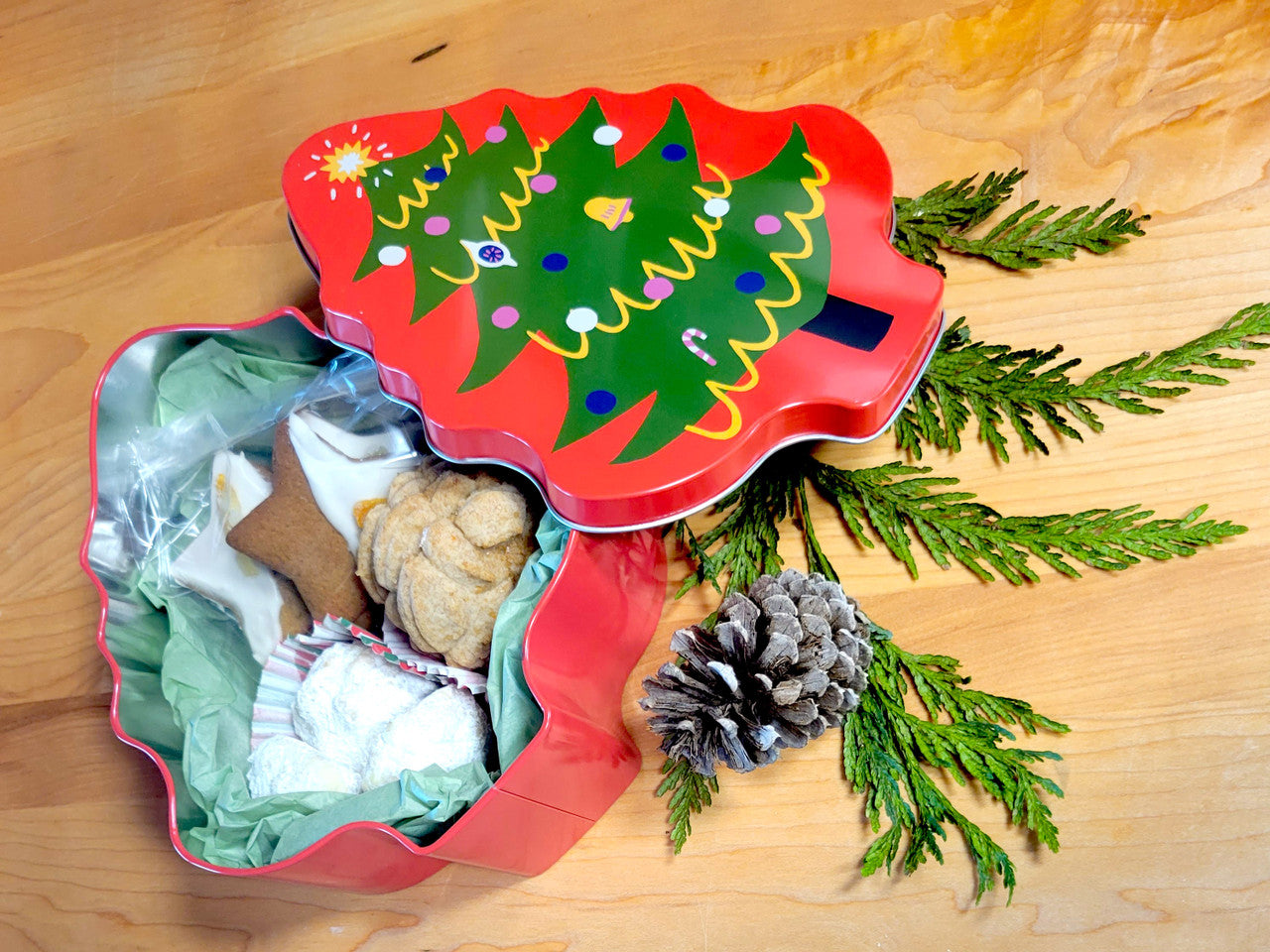 Holiday Cookie Tin - Small