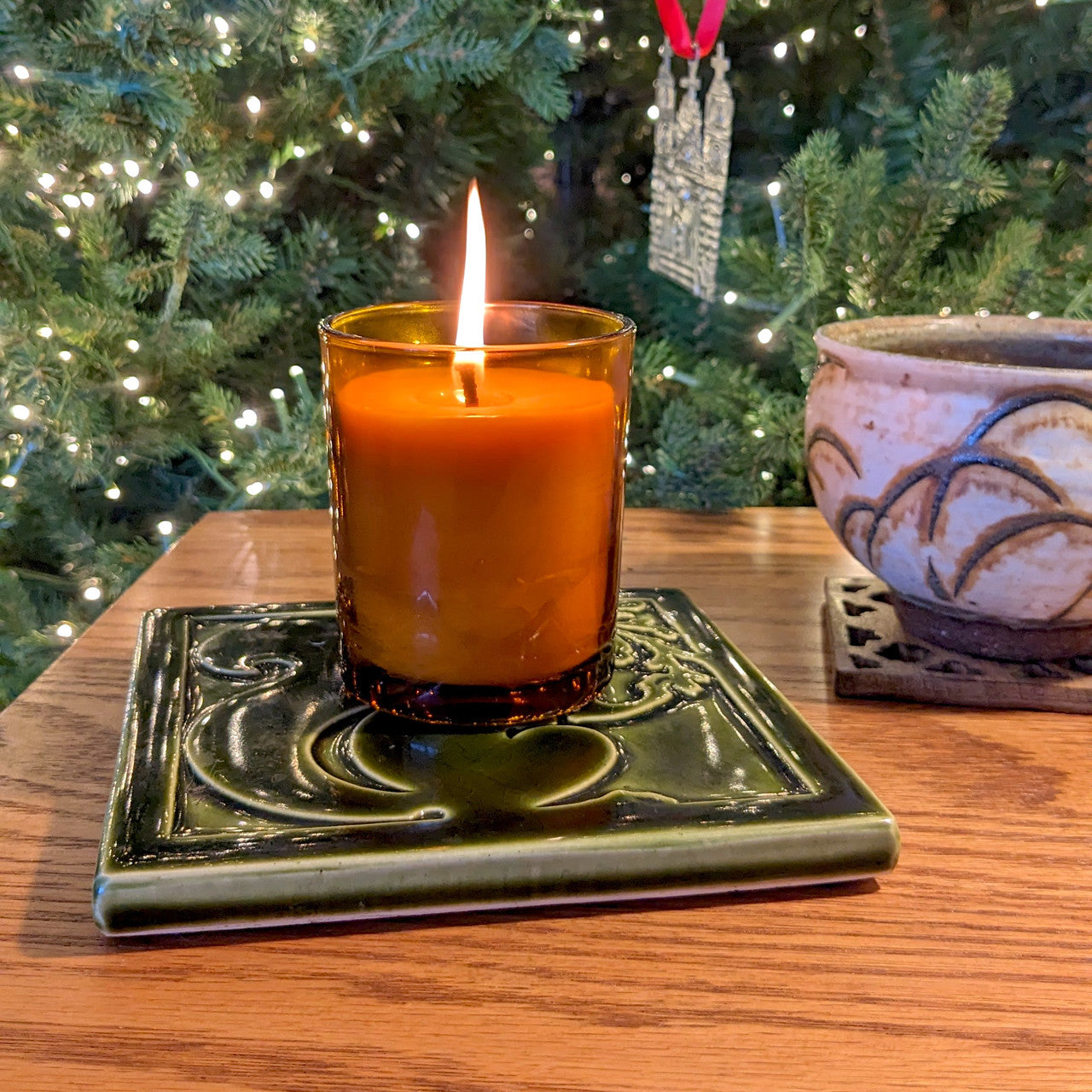 Beeswax Candle - Cardamom and Lemongrass